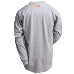 Ariat Work FR Shirts: Men's 10022329 Silver Fox Heather FR Air Crew Shirt 7 Ariat Work FR Shirts: Men's 10022329 Silver Fox Heather FR Air Crew Shirt -Work Clothes Store 10022329 3