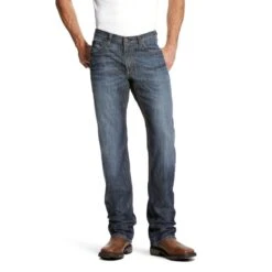 Ariat Work FR: Men's FR M4 10023466 Low Rise Stretch DuraLight Boot Cut Jeans 11 Ariat Work FR: Men's FR M4 10023466 Low Rise Stretch DuraLight Boot Cut Jeans -Work Clothes Store 10023466 front