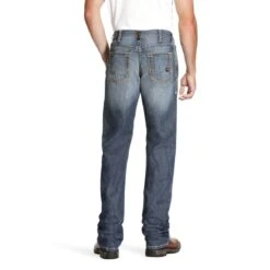 Ariat Work FR: Men's FR 10023467 Bryce M4 Low Rise Stretch DuraLight Boot Cut Jeans 9 Ariat Work FR: Men's FR 10023467 Bryce M4 Low Rise Stretch DuraLight Boot Cut Jeans -Work Clothes Store 10023467 back