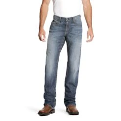 Ariat Work FR: Men's FR 10023467 Bryce M4 Low Rise Stretch DuraLight Boot Cut Jeans 11 Ariat Work FR: Men's FR 10023467 Bryce M4 Low Rise Stretch DuraLight Boot Cut Jeans -Work Clothes Store 10023467 front