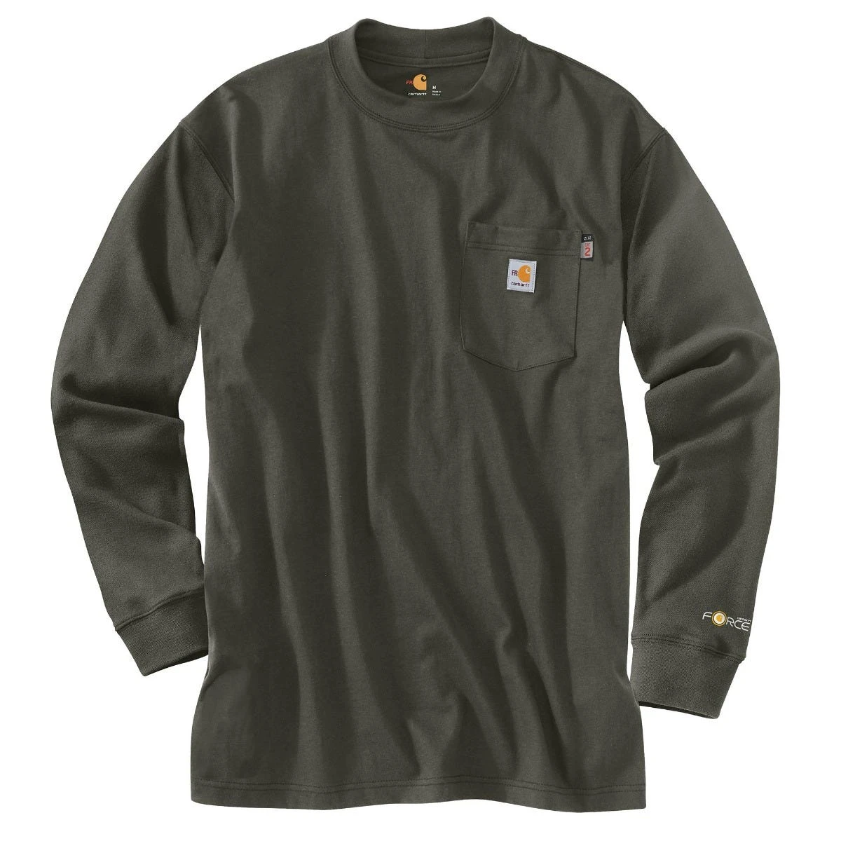 Carhartt Force Shirts: Men's 100235 OLV Olive Flame Resistant Force Work Shirt 3 Carhartt Force Shirts: Men's 100235 OLV Olive Flame Resistant Force Work Shirt