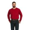 Ariat Rebar Shirts: Men's 10037655 Rio Red Cotton Strong Roughneck Graphic Long Sleeve T-Shirt -Work Clothes Store 10037655 1