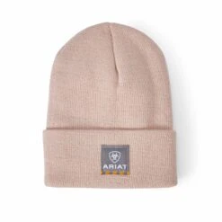 Ariat Rebar Hats: Women's 10041516 Rose Smoke Pink Watch Cap