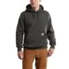 Carhartt Sweatshirts: Men's 100615 306 Peat Paxton Rain Defender Hooded Sweatshirt -Work Clothes Store 100615306