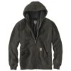 Carhartt Sweatshirts: Men's 100632 306 Peat Rutland Zip Up Hooded Sweatshirt -Work Clothes Store 100632 306 s19edit