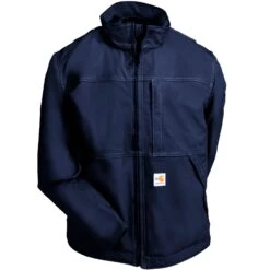 Carhartt Jackets: Men's Navy 102179 410 FR Full Swing Quick Duck Jacket 9 Carhartt Jackets: Men's Navy 102179 410 FR Full Swing Quick Duck Jacket -Work Clothes Store 102179 410 3