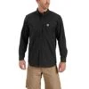 Carhartt Shirt Men's: 102538 001 Black Long Sleeve Rugged Professional 1 Carhartt Shirt Men's: 102538 001 Black Long Sleeve Rugged Professional -Work Clothes Store 102538001