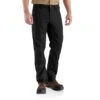 Carhartt Pants: Men's 103109 001 Black Rugged Professional Relaxed Fit -Work Clothes Store 103109001
