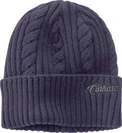 Carhartt Hats: Women's 104397 V10 Graystone Rib Knit Fisherman Beanie