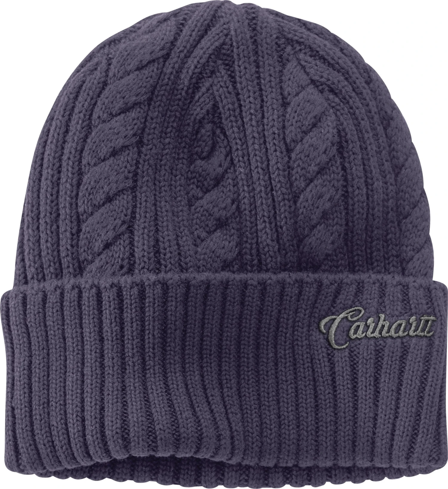 Carhartt Hats: Women's 104397 V10 Graystone Rib Knit Fisherman Beanie 3 Carhartt Hats: Women's 104397 V10 Graystone Rib Knit Fisherman Beanie