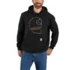 Carhartt Sweatshirts: Men's 105192 BLK Black Loose Fit Midweight Carhartt C Graphic Sweatshirt 2 Carhartt Sweatshirts: Men's 105192 BLK Black Loose Fit Midweight Carhartt C Graphic Sweatshirt -Work Clothes Store 105192 blk