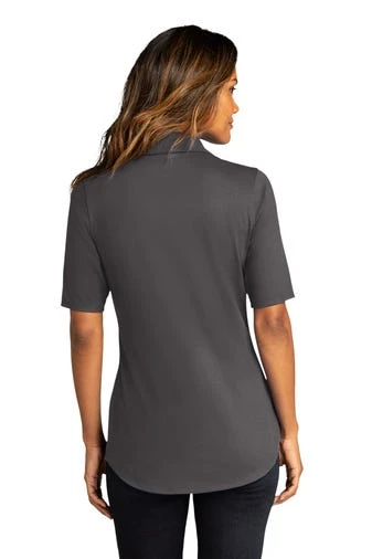 Port Authority Shirts: Women's LK682 GPH Graphite City Stretch Top 6 Port Authority Shirts: Women's LK682 GPH Graphite City Stretch Top - Image 4