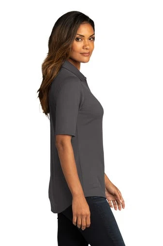 Port Authority Shirts: Women's LK682 GPH Graphite City Stretch Top 5 Port Authority Shirts: Women's LK682 GPH Graphite City Stretch Top - Image 3