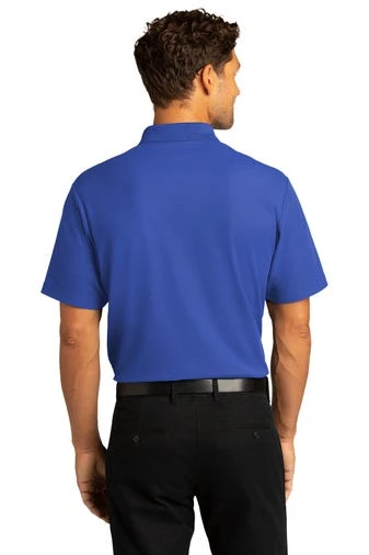 Port Authority Shirts: Men's K810 TRYL True Royal SuperPro React Polo Shirt 6 Port Authority Shirts: Men's K810 TRYL True Royal SuperPro React Polo Shirt - Image 4