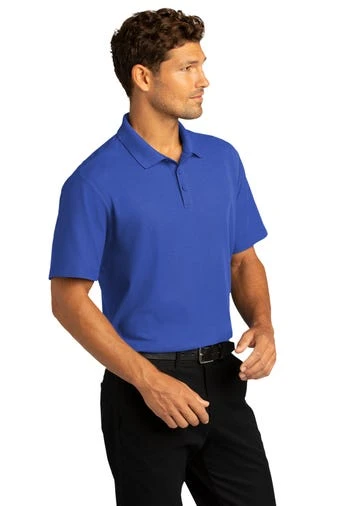 Port Authority Shirts: Men's K810 TRYL True Royal SuperPro React Polo Shirt 4 Port Authority Shirts: Men's K810 TRYL True Royal SuperPro React Polo Shirt - Image 2
