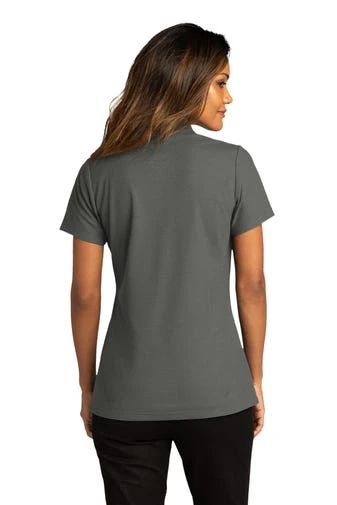 Port Authority Shirts: Women's LK810 SGY Storm Grey SuperPro React Polo Shirt 6 Port Authority Shirts: Women's LK810 SGY Storm Grey SuperPro React Polo Shirt - Image 4