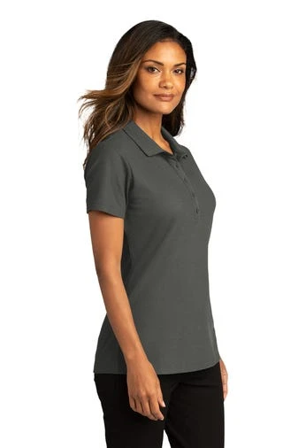 Port Authority Shirts: Women's LK810 SGY Storm Grey SuperPro React Polo Shirt 4 Port Authority Shirts: Women's LK810 SGY Storm Grey SuperPro React Polo Shirt - Image 2