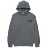 CAT Apparel Sweatshirts: Men's 1090036 10123 Dark Heather Grey Diesel Power Hooded Sweatshirt -Work Clothes Store 1090036 10123 dark heather grey lf 01 1