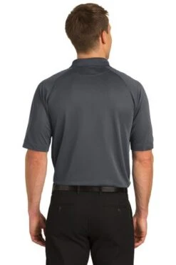 Port Authority Shirts: Men's K525 IGY Iron Grey Dry Zone Ottoman Polo -Work Clothes Store 1313 irongrey 2 k525irongreymodelback2 337w