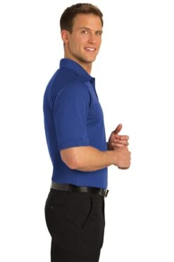 Port Authority Shirts: Men's TLK525 Royal Tall Dry Zone Ottoman Polo -Work Clothes Store 1313 royal 3 k525royalmodelside2 1200w 1