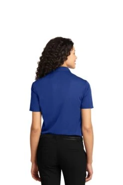 Port Authority Shirts: Women's L525 Royal Ladies Dry Zone Ottoman Polo -Work Clothes Store 1485 royal 2 l525royalmodelback 1200w