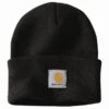 Carhartt A18 BLK Black Acrylic Watch Cap 1 Carhartt A18 BLK Black Acrylic Watch Cap -Work Clothes Store 157478