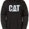CAT Apparel Sweatshirt: Men's 1910092 16 Black Water Resistant Hooded Sweatshirt 1 CAT Apparel Sweatshirt: Men's 1910092 16 Black Water Resistant Hooded Sweatshirt -Work Clothes Store 1910092 16