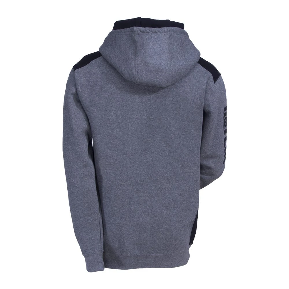 CAT Apparel Sweatshirts: Men's 1910802 004 Grey Logo Panel Hooded Sweatshirt 4 CAT Apparel Sweatshirts: Men's 1910802 004 Grey Logo Panel Hooded Sweatshirt - Image 2
