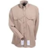 Bulwark Shirts: Men's SMU2 KH Flame-Resistant Khaki Work Shirt -Work Clothes Store 1 5