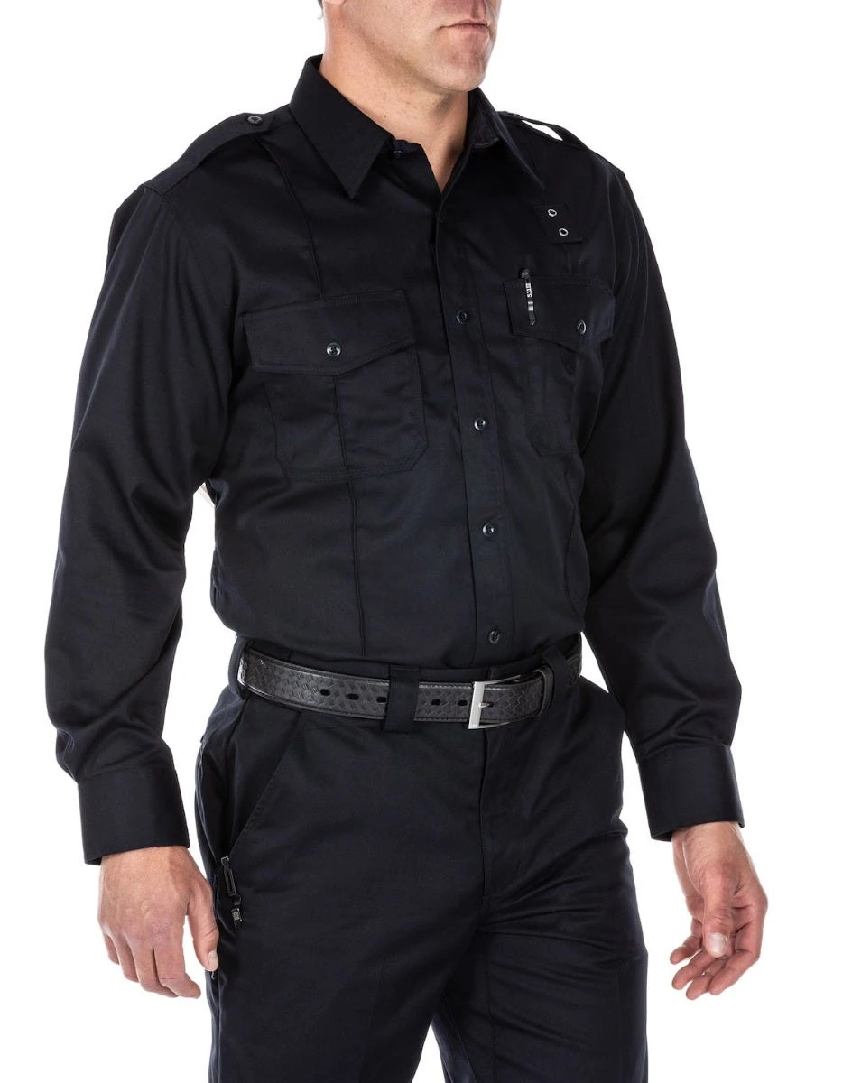 5.11 Tactical Shirts: Men's 72344 750 Midnight Navy Moisture-Resistant PDU Twill Long Sleeve Shirt 6 5.11 Tactical Shirts: Men's 72344 750 Midnight Navy Moisture-Resistant PDU Twill Long Sleeve Shirt - Image 4