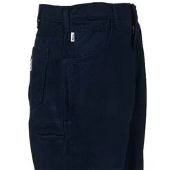 Carhartt Jeans: Men's Navy Flame-Resistant Loose Fit Canvas Jeans FRB159 DNY -Work Clothes Store 2012 09 19 12.26.22