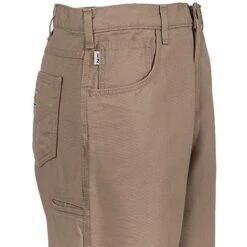 Carhartt Jeans: Men's Khaki Flame-Resistant Canvas Jeans FRB159 GKH -Work Clothes Store 2012 09 19 12.44.02