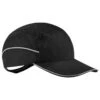 Ergodyne Caps: Men's 8965 Black Skullerz Long Brim W/ LED Lighting Bump Cap -Work Clothes Store 23369 8955 lightweight bump cap with led lighting black long 3q