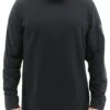 Cat Apparel: Men's 2511780 10121 Pitch Black Long Sleeve Viraloff Gaiter Tee -Work Clothes Store 2511780 10121 4