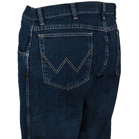 Wrangler Jeans: Men's Dark Blue 31000 UN Rugged Wear Relaxed Straight Fit Jeans 5 Wrangler Jeans: Men's Dark Blue 31000 UN Rugged Wear Relaxed Straight Fit Jeans - Image 3