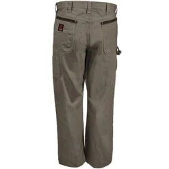 Wrangler Riggs Jeans: Men's Bark Brown 3W020 BR Cotton Ripstop Carpenter Jeans 9 Wrangler Riggs Jeans: Men's Bark Brown 3W020 BR Cotton Ripstop Carpenter Jeans -Work Clothes Store 3w020br wranglerb 01
