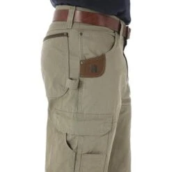Wrangler Riggs Pants: Men's Bark 3W060 BR Ripstop Ranger Pants 10 Wrangler Riggs Pants: Men's Bark 3W060 BR Ripstop Ranger Pants -Work Clothes Store 3w060br bd01 swbd prd