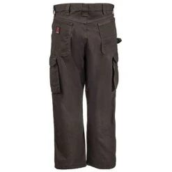 Wrangler Riggs Pants: Men's Dark Brown 3W060 DB Ripstop Ranger Pants -Work Clothes Store 3w060db wranglerb 01
