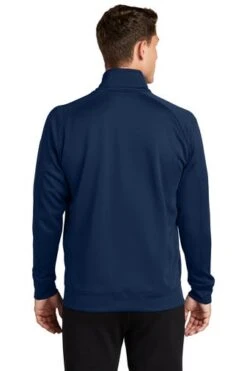 Sport-Tek Sweatshirts: Men's F247 NVY True Navy Tech Fleece 1/4-Zip Pullover 9 Sport-Tek Sweatshirts: Men's F247 NVY True Navy Tech Fleece 1/4-Zip Pullover -Work Clothes Store 4718 truenavy 2 f247truenavymodelback1 337w