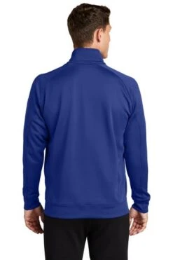Sport-Tek Sweatshirts: Men's F247 RYL True Royal Tech Fleece 1/4-Zip Pullover 8 Sport-Tek Sweatshirts: Men's F247 RYL True Royal Tech Fleece 1/4-Zip Pullover -Work Clothes Store 4718 trueroyal 2 f247trueroyalmodelback1 337w