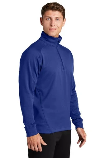 Sport-Tek Sweatshirts: Men's F247 RYL True Royal Tech Fleece 1/4-Zip Pullover 3 Sport-Tek Sweatshirts: Men's F247 RYL True Royal Tech Fleece 1/4-Zip Pullover