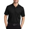 Port Authority Shirts: Men's K527 BLK Black Tech Pique Polo 2 Port Authority Shirts: Men's K527 BLK Black Tech Pique Polo -Work Clothes Store 4724 black 1 k527blackmodelfront1 337w