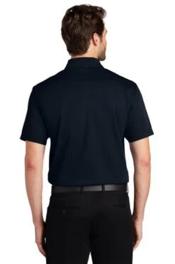 Port Authority Shirts: Men's K527 DNY Dark Navy Tech Pique Polo -Work Clothes Store 4724 darknavy 2 k527darknavymodelback1 337w