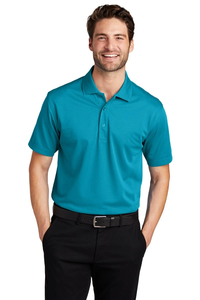 Port Authority Shirts: Men's K527 DTB Deep Teal Blue Tech Pique Polo 3 Port Authority Shirts: Men's K527 DTB Deep Teal Blue Tech Pique Polo