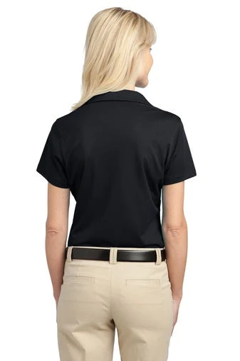 Port Authority Shirts: Women's L527 BLK Black Tech Pique Polo 6 Port Authority Shirts: Women's L527 BLK Black Tech Pique Polo - Image 4