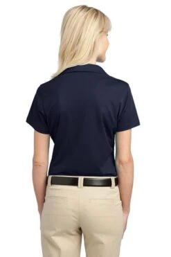 Port Authority Shirts: Women's L527 DNY Dark Navy Tech Pique Polo 9 Port Authority Shirts: Women's L527 DNY Dark Navy Tech Pique Polo -Work Clothes Store 4725 darknavy 2 l527darknavymodelback 337w