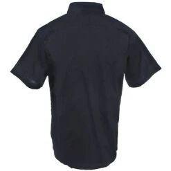 5.11 Tactical Shirts: Men's Black 71339 019 Taclite TDU Short Sleeve Shirt -Work Clothes Store 5.11 71339 019 b 01