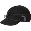 Stormy Kromer Hats: Unisex 51300 0MI 999 Black State - Michigan Pride Cap