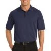 Port Authority Shirts: Men's TLK525 NVY Navy Tall Dry Zone Ottoman Polo -Work Clothes Store 5622 navy 1 tlk525navymodelfront2 337w