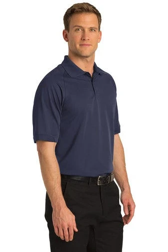 Port Authority Shirts: Men's TLK525 NVY Navy Tall Dry Zone Ottoman Polo 4 Port Authority Shirts: Men's TLK525 NVY Navy Tall Dry Zone Ottoman Polo - Image 2